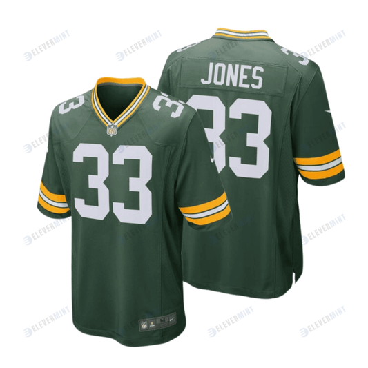 Aaron Jones 33 Green Bay Packers Men Home Game Jersey - Green
