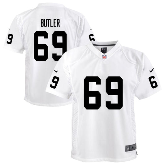 Adam Butler Las Vegas Raiders Nike Youth Team Game Jersey - White