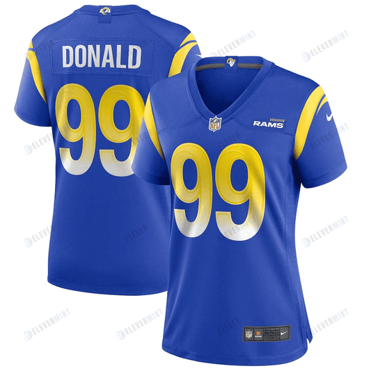Aaron Donald 99 Los Angeles Rams Women's Game Jersey - Royal